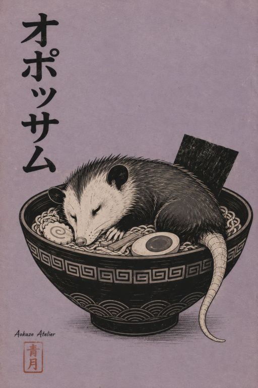 Opossum Ramen Bowl