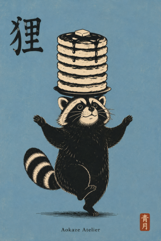 Raccoon Pancakes