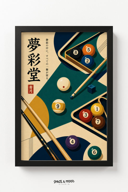 Billiard Pool Poster