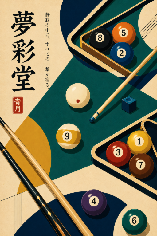 Billiard Pool Poster