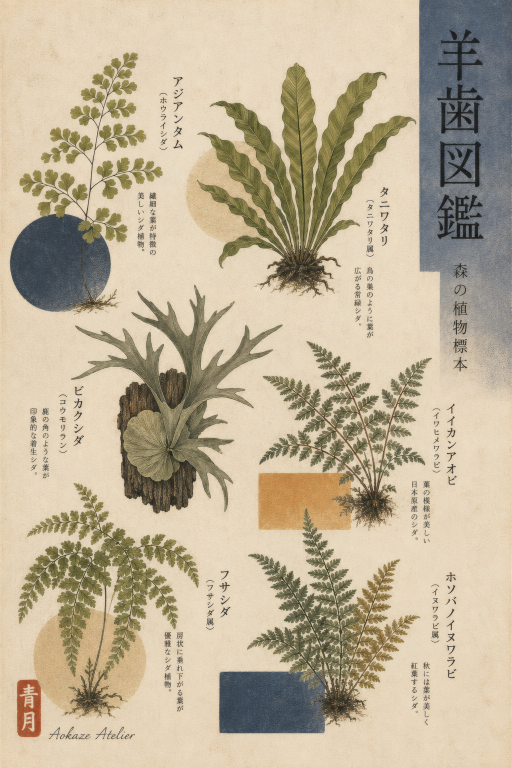 Fern Botanical Chart