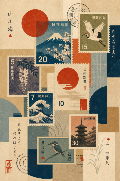 Vintage Stamp Collection