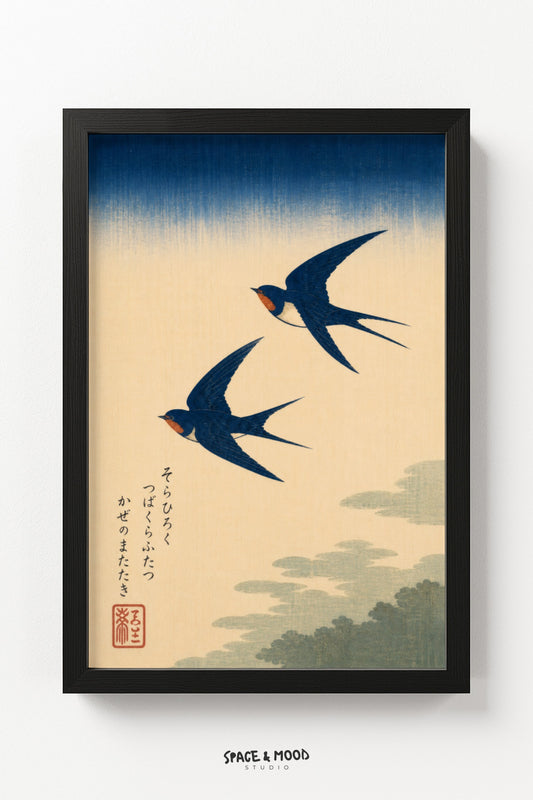 Swallows in Flight