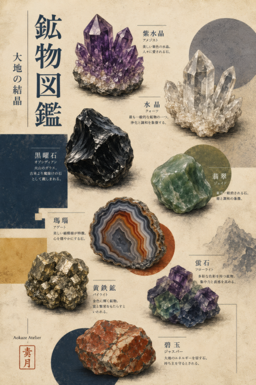 Crystal Mineral Chart