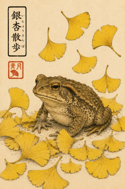 Toad Ginkgo Leaves