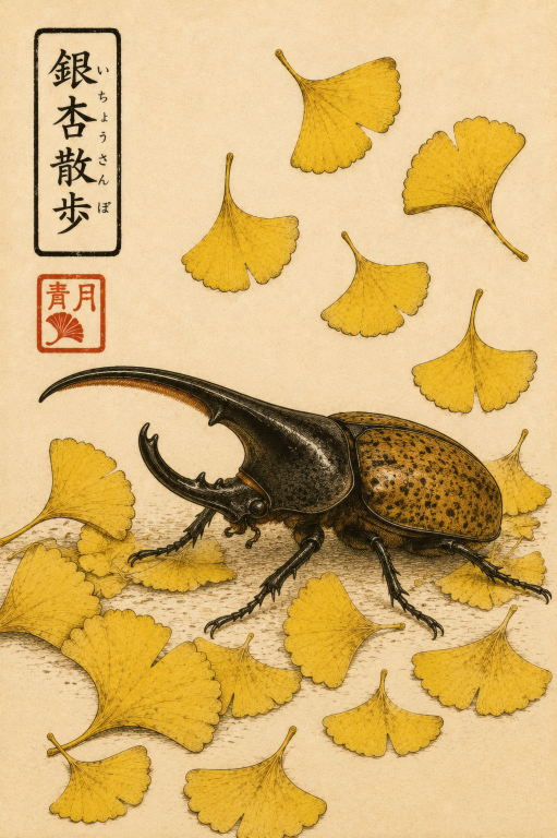 Beetle Ginkgo Leaves