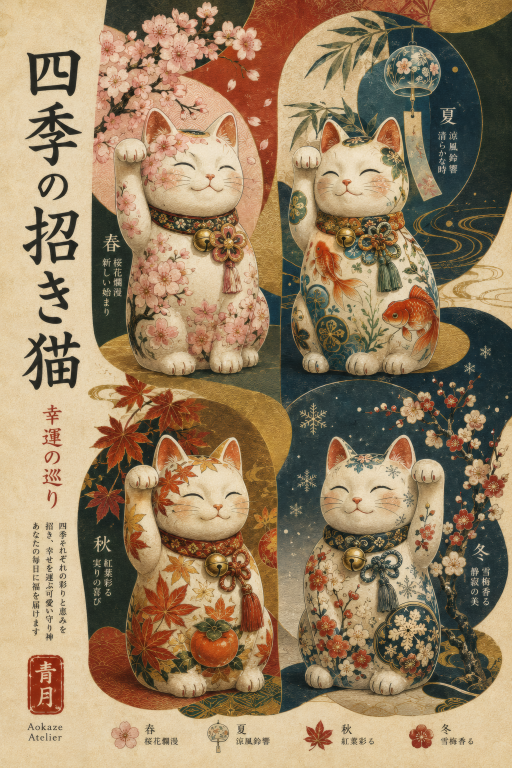 Four Seasons Maneki Neko