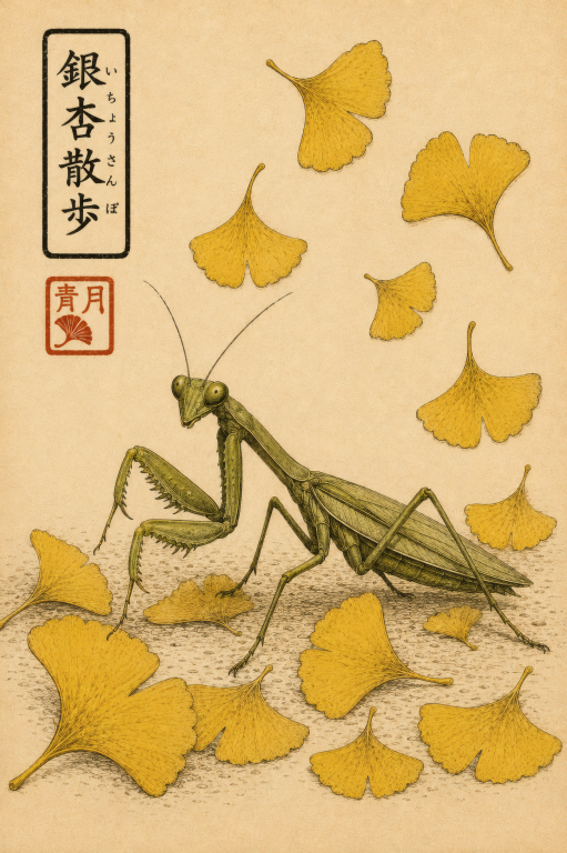 Mantis Ginkgo Walk