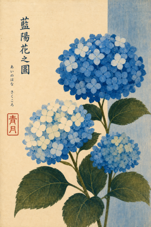 Blue Hydrangea