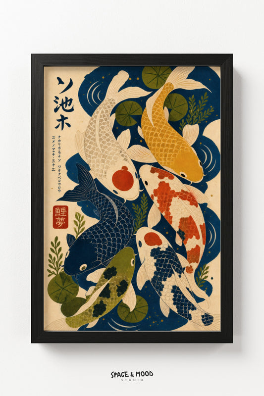 Night Koi Pond