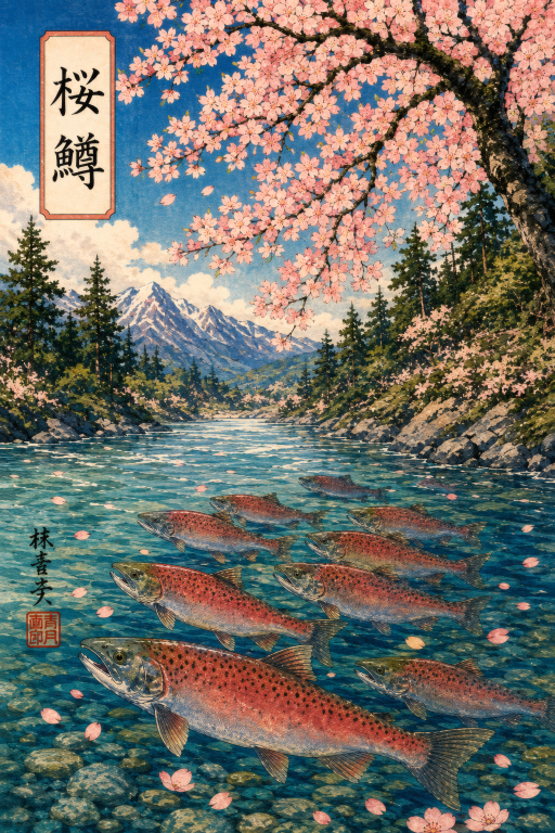 Cherry Blossom Salmon River