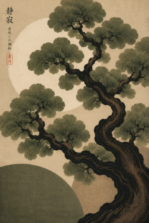Pine Tree Moon