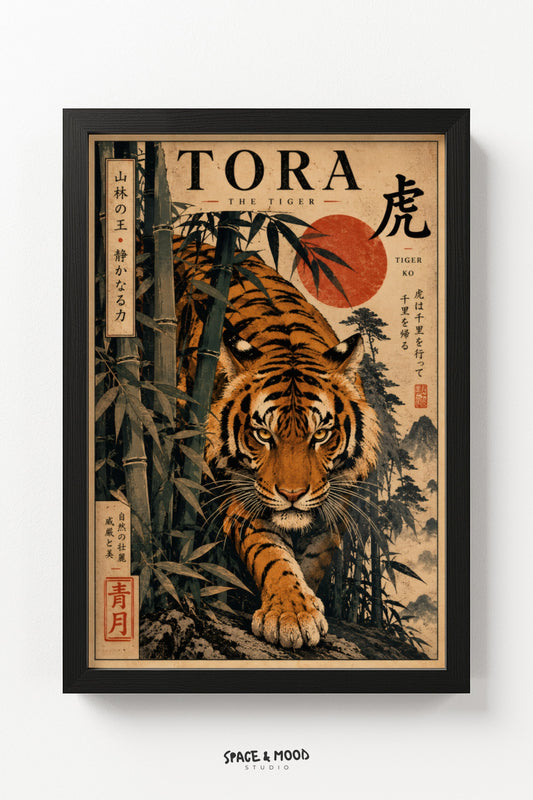 Tora Tiger Red Sun