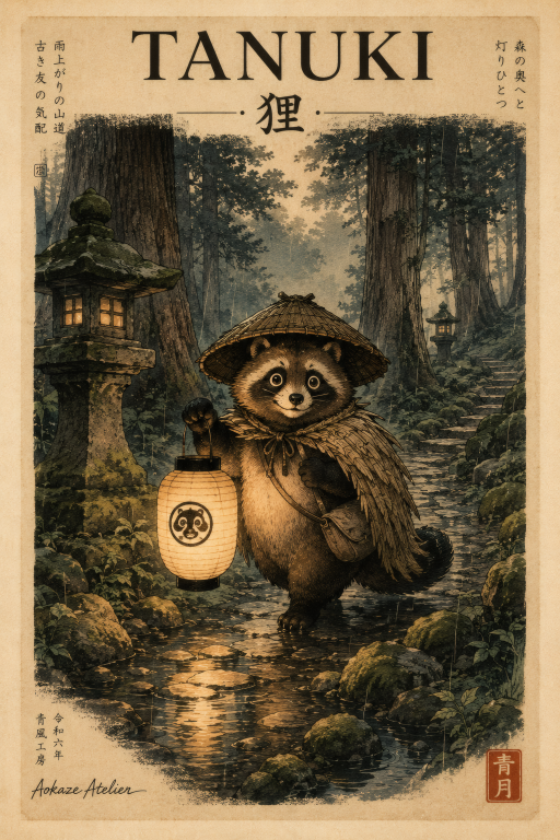 Tanuki Forest Lantern
