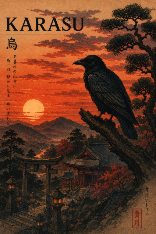 Karasu Crow Sunset