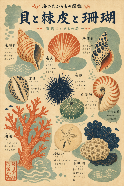 Shells Coral Urchin