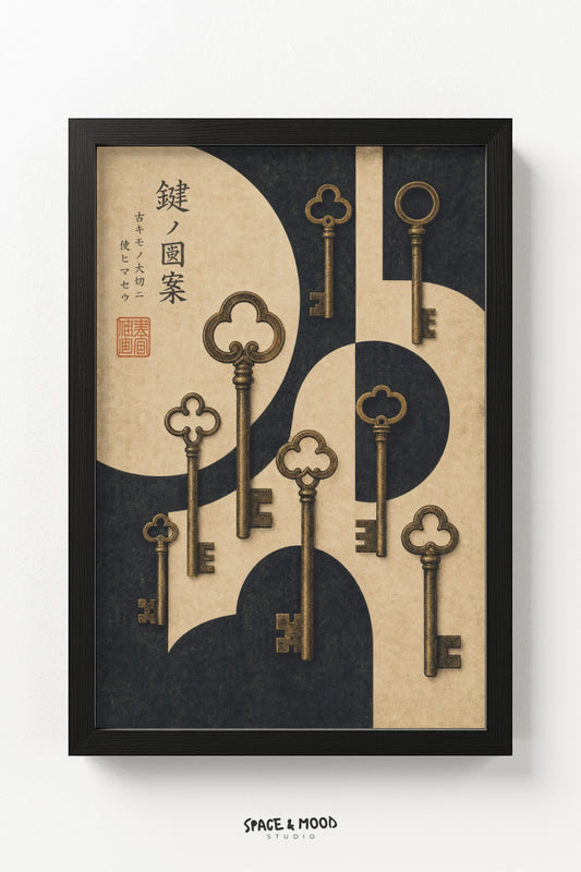 Vintage Key Pattern