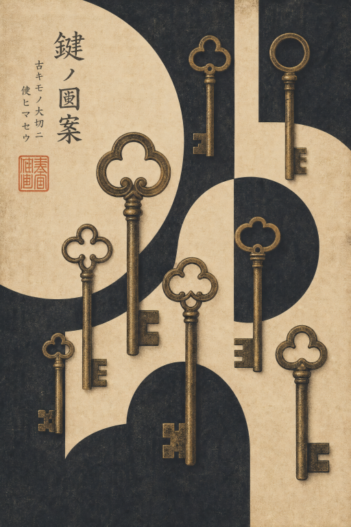 Vintage Key Pattern