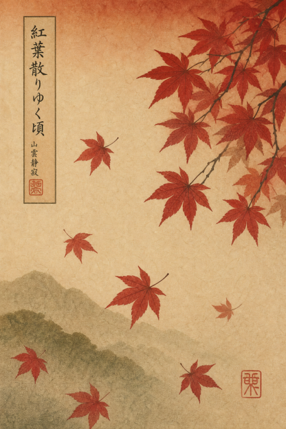 Falling Maple Leaves