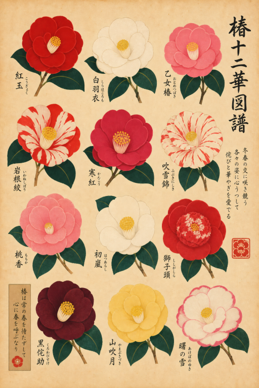 Camellia Chart Twelve