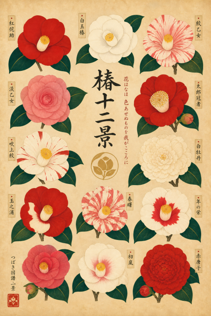 Camellia Chart Twelve II