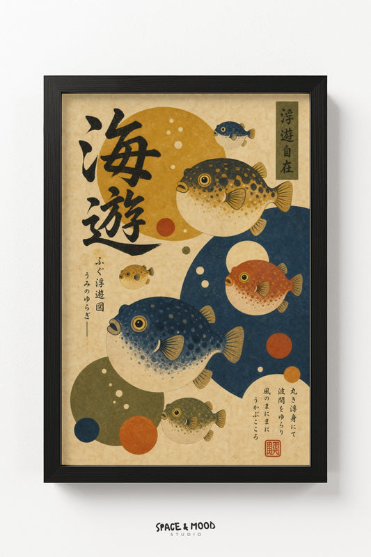 Pufferfish Ocean Scene