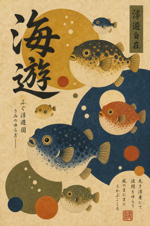 Pufferfish Ocean Scene