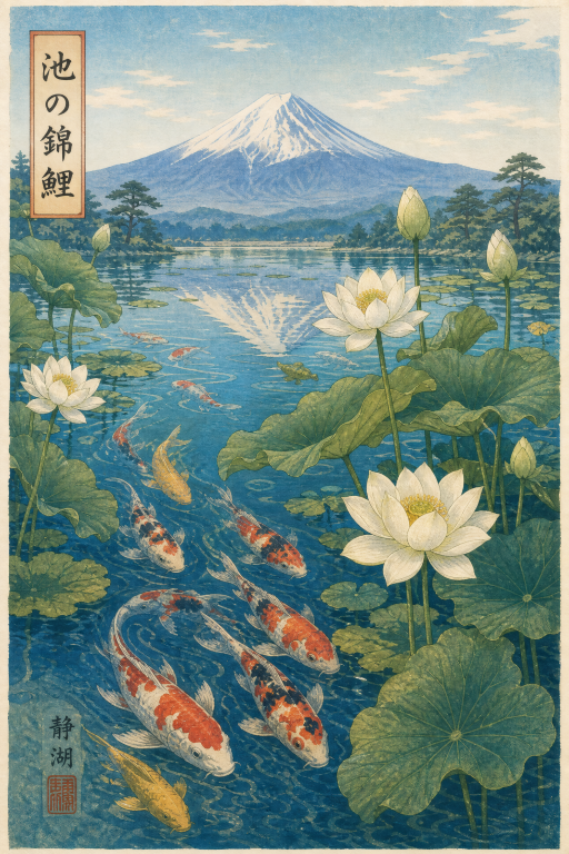 Koi Pond Fuji II