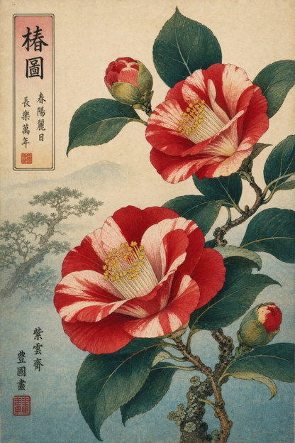 Camellia Garden Bloom