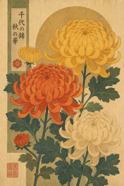 Chrysanthemum Orange Cream
