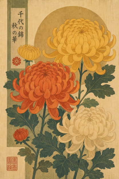 Chrysanthemum Orange Cream