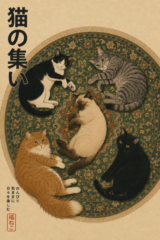 Cat Gathering Circle
