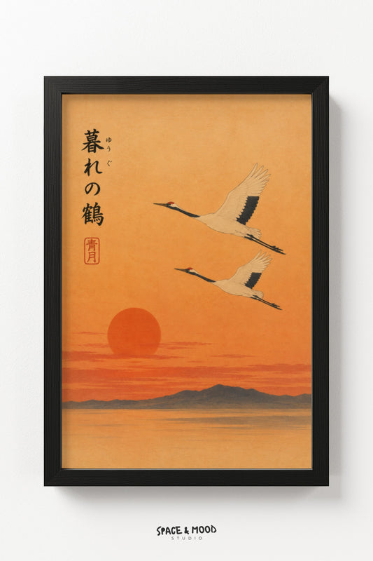 Cranes Sunset II