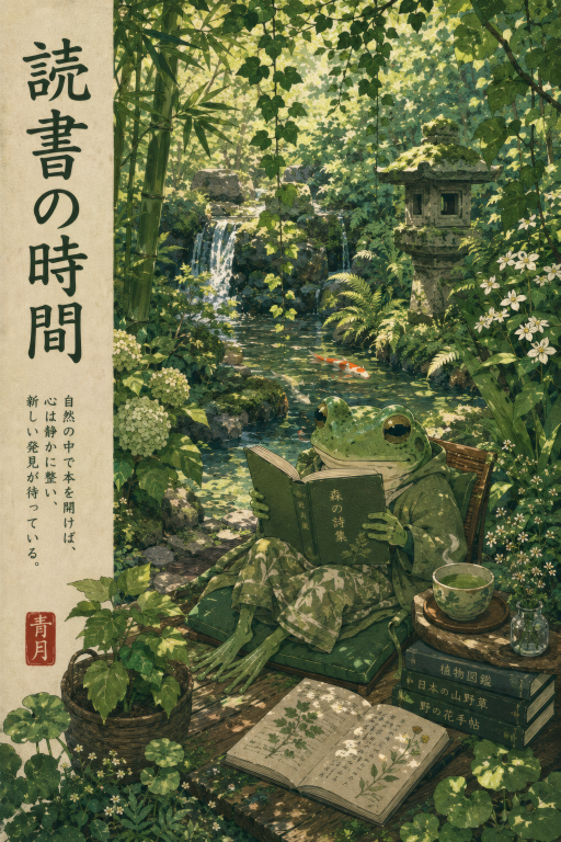 Garden Reading Time