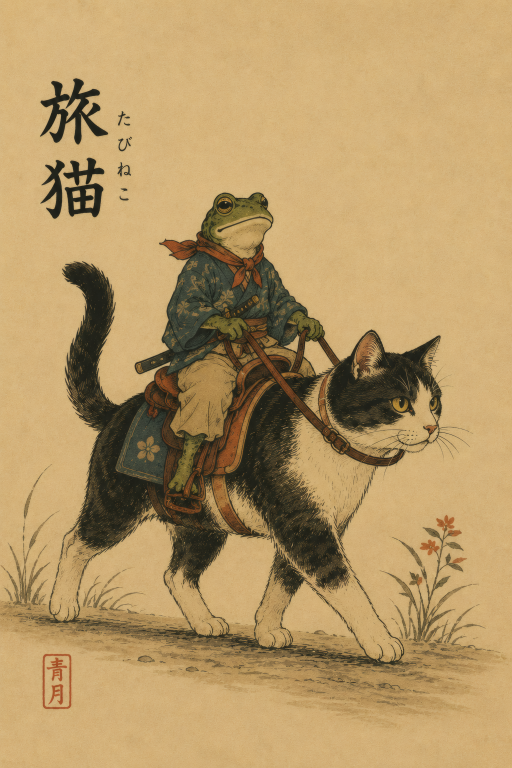 Traveling Cat Rider