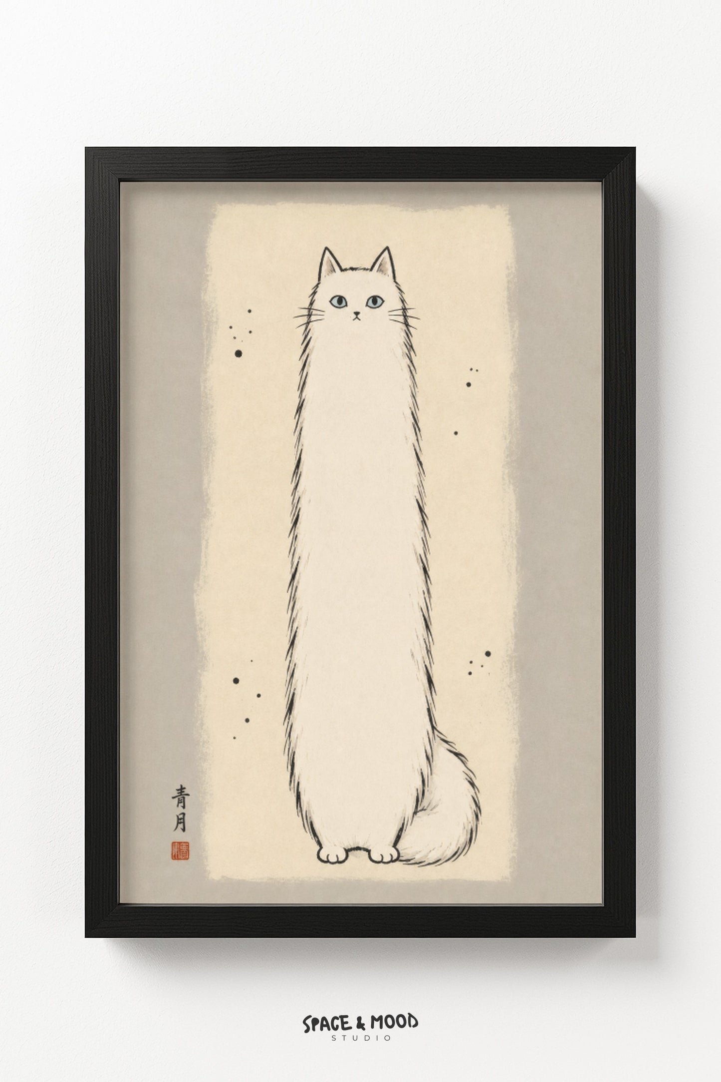White Fluffy Cat