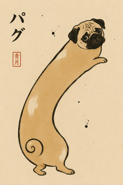 Pug Portrait
