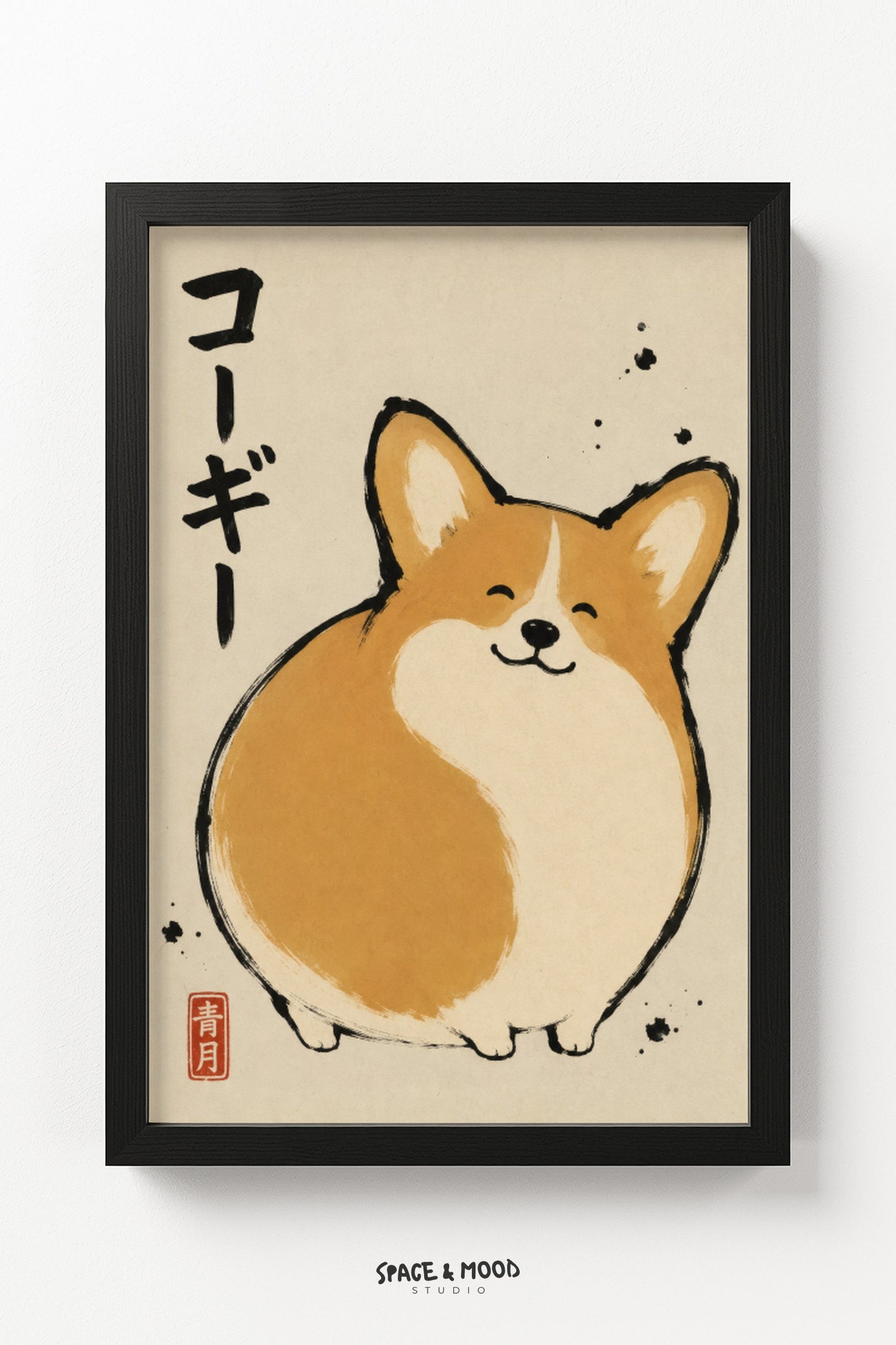 Corgi Ink Portrait