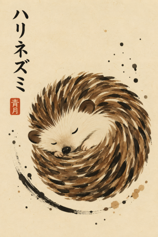 Hedgehog Curled