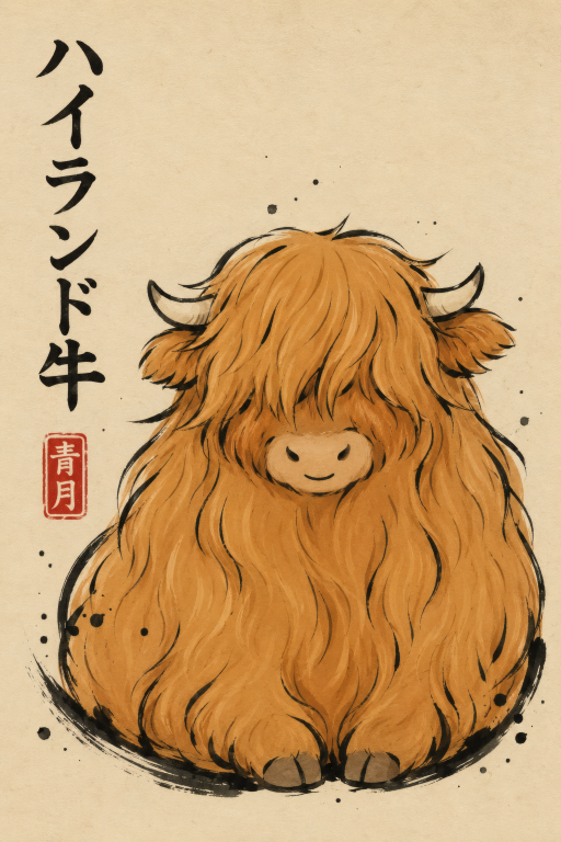 Highland Cow Ink