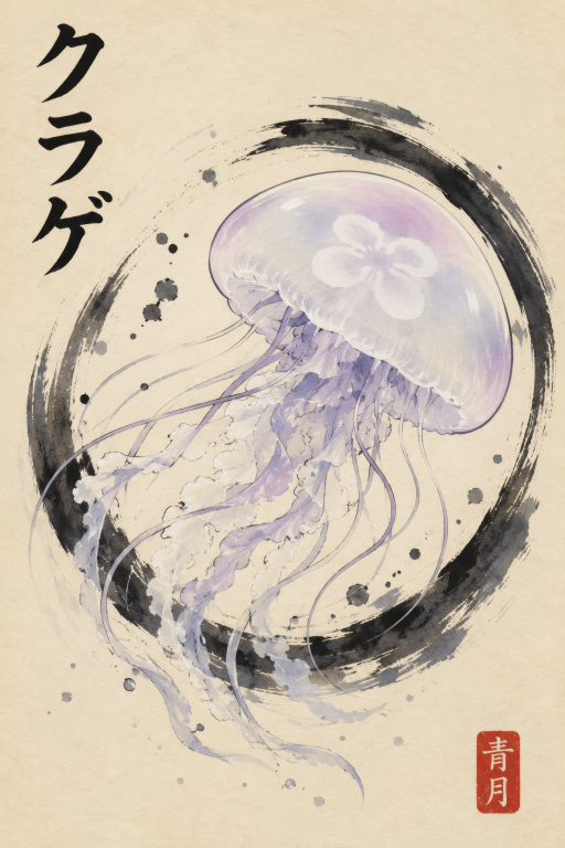 Jellyfish Ink Circle