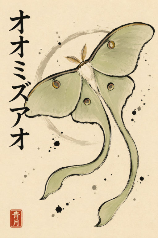 Luna Moth Ink