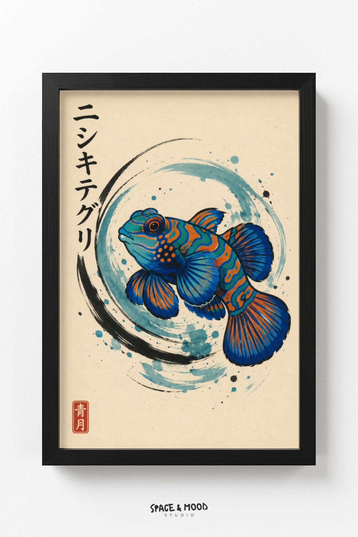 Mandarin Fish Blue
