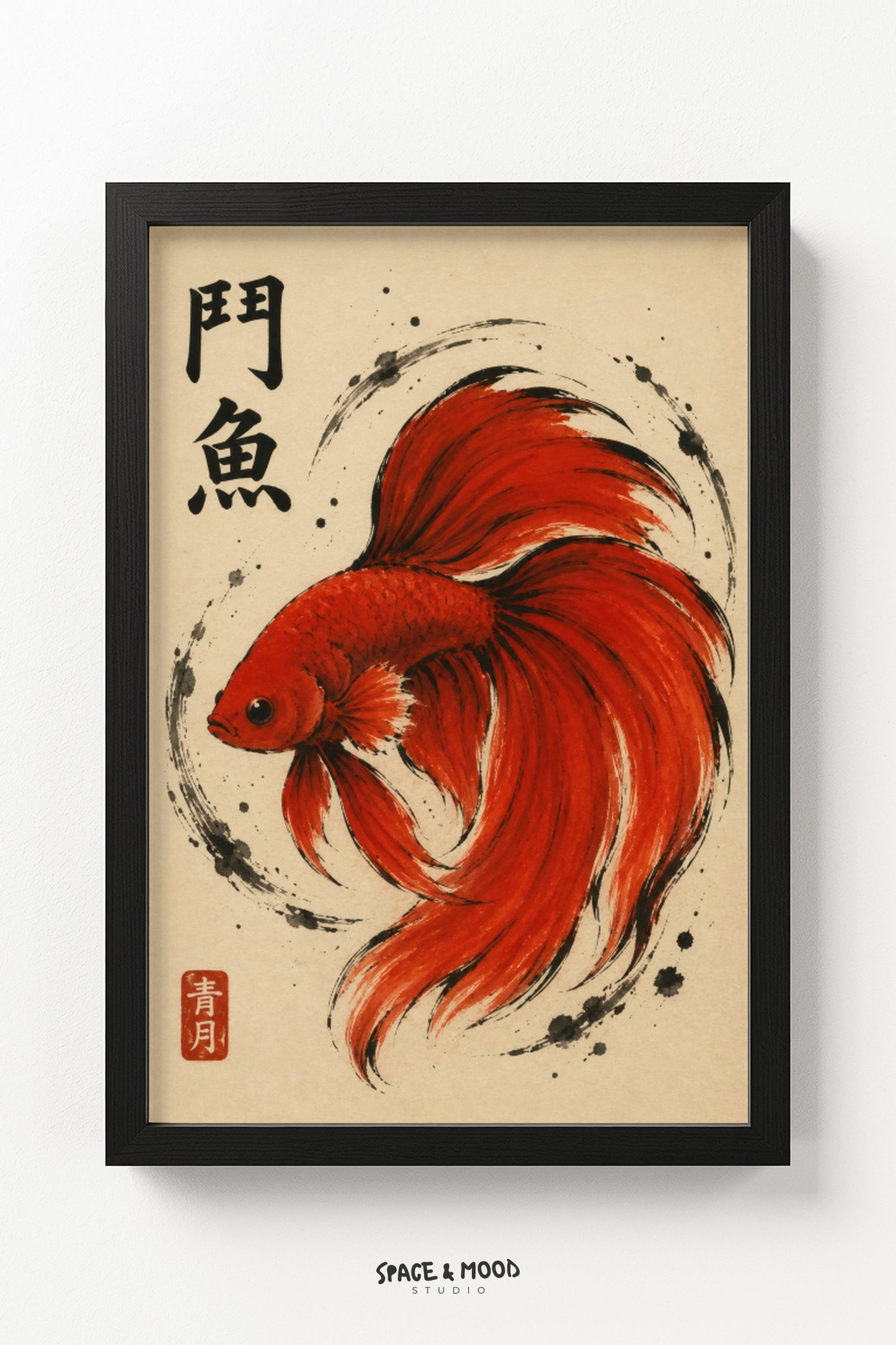Red Betta Fish