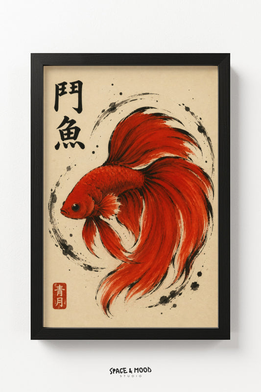 Red Betta Fish
