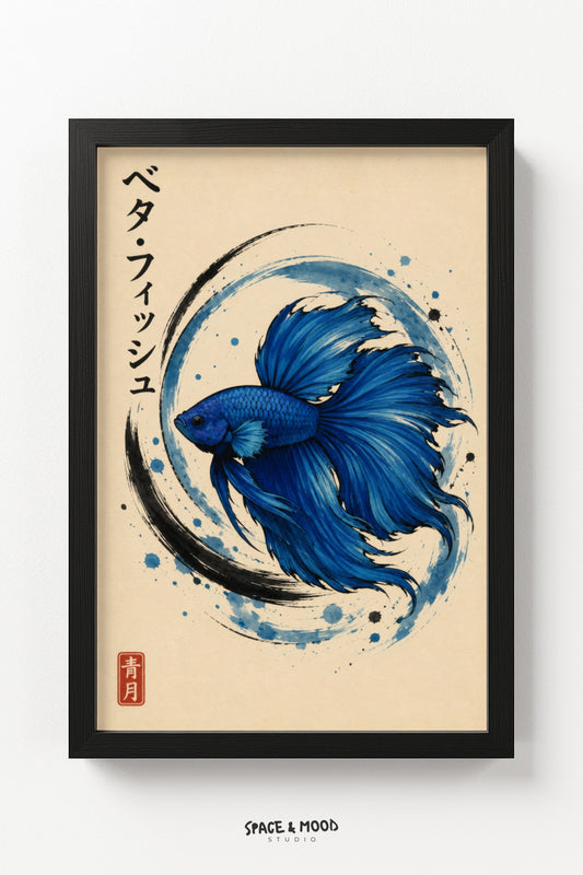Blue Betta Fish