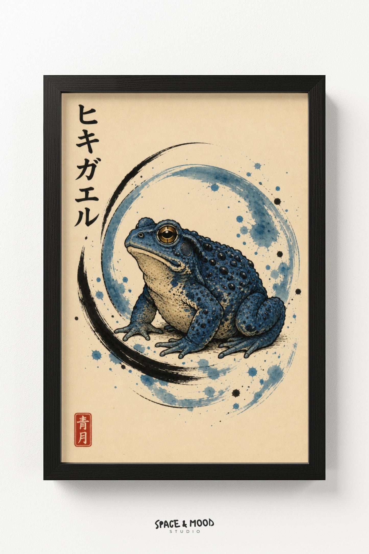 Blue Toad Frog