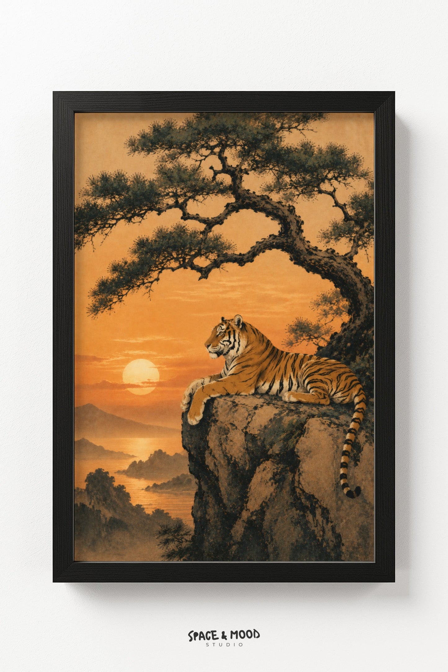 Tiger Sunset Rock