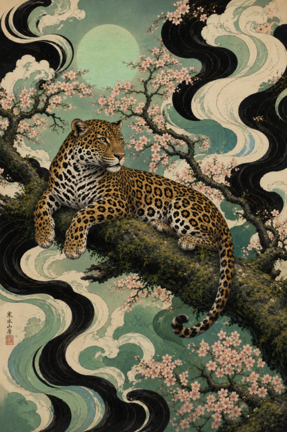 Leopard Blossom Moon