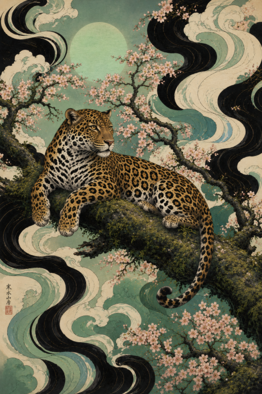 Leopard Blossom Moon